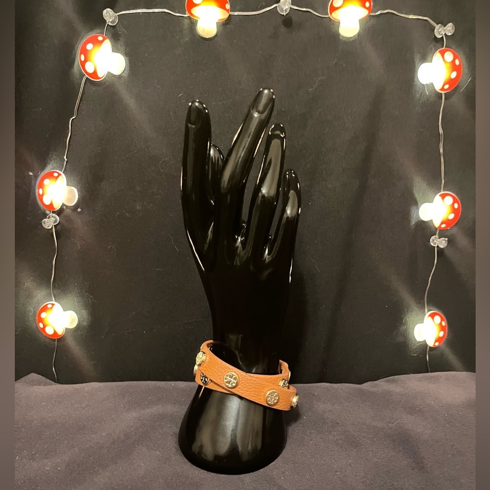 NWOT Tory Burch Brown Double Wrap Bracelet